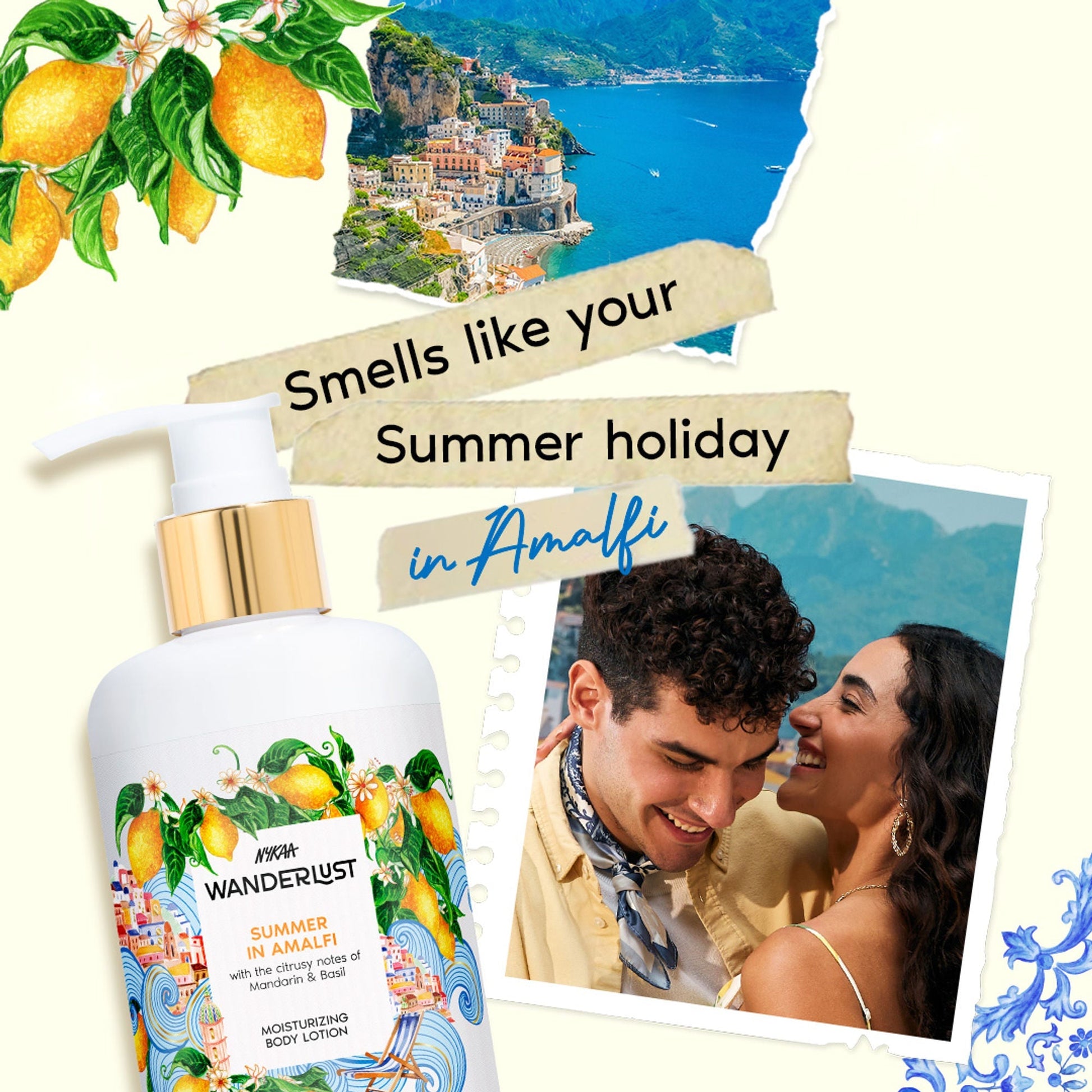 Wanderlust Moisturizing Body Lotion - Summer In Amalfi  Grab2Buy Wanderlust Grab2Buy