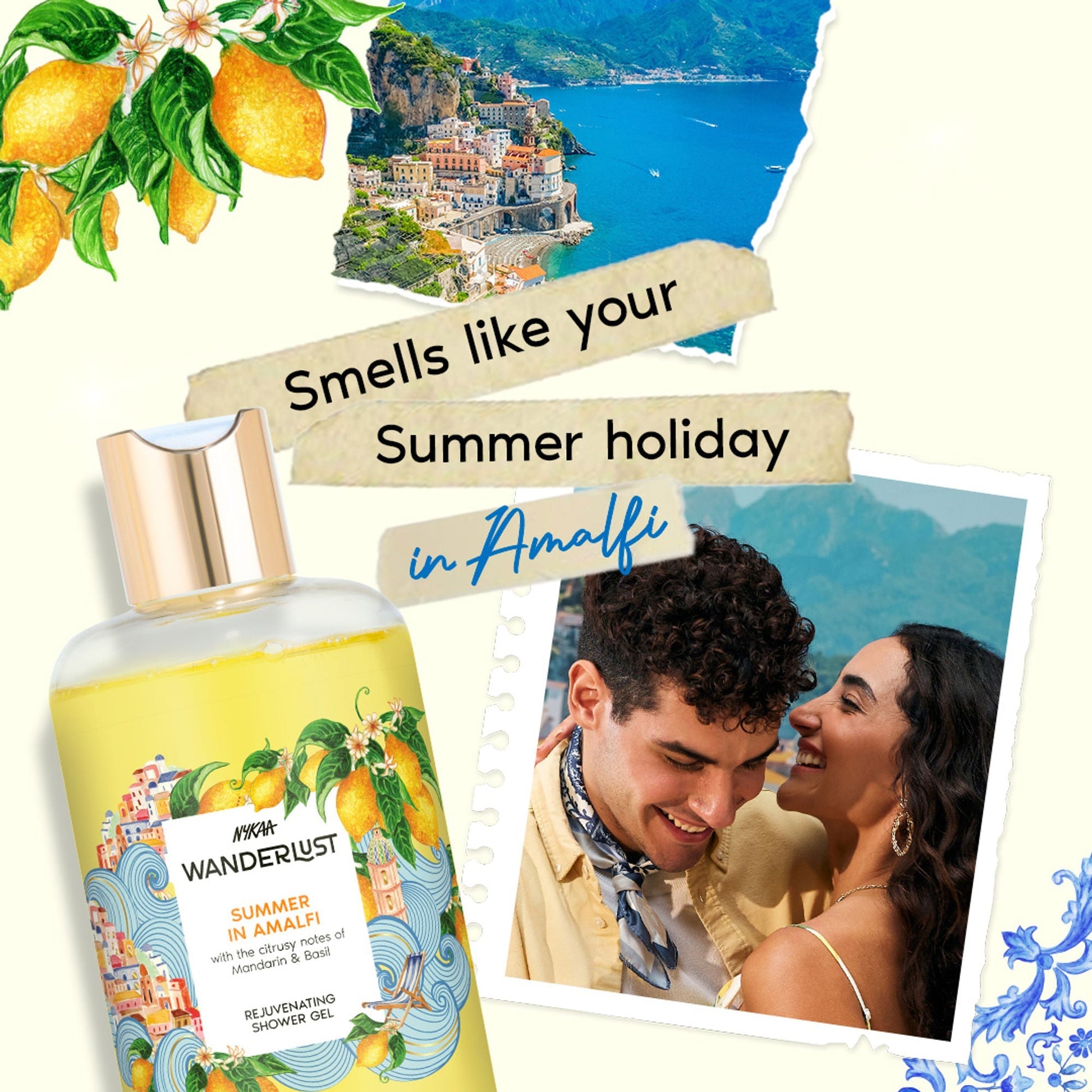Wanderlust Shower Gels - Summer In Amalfi  Grab2Buy Wanderlust Grab2Buy