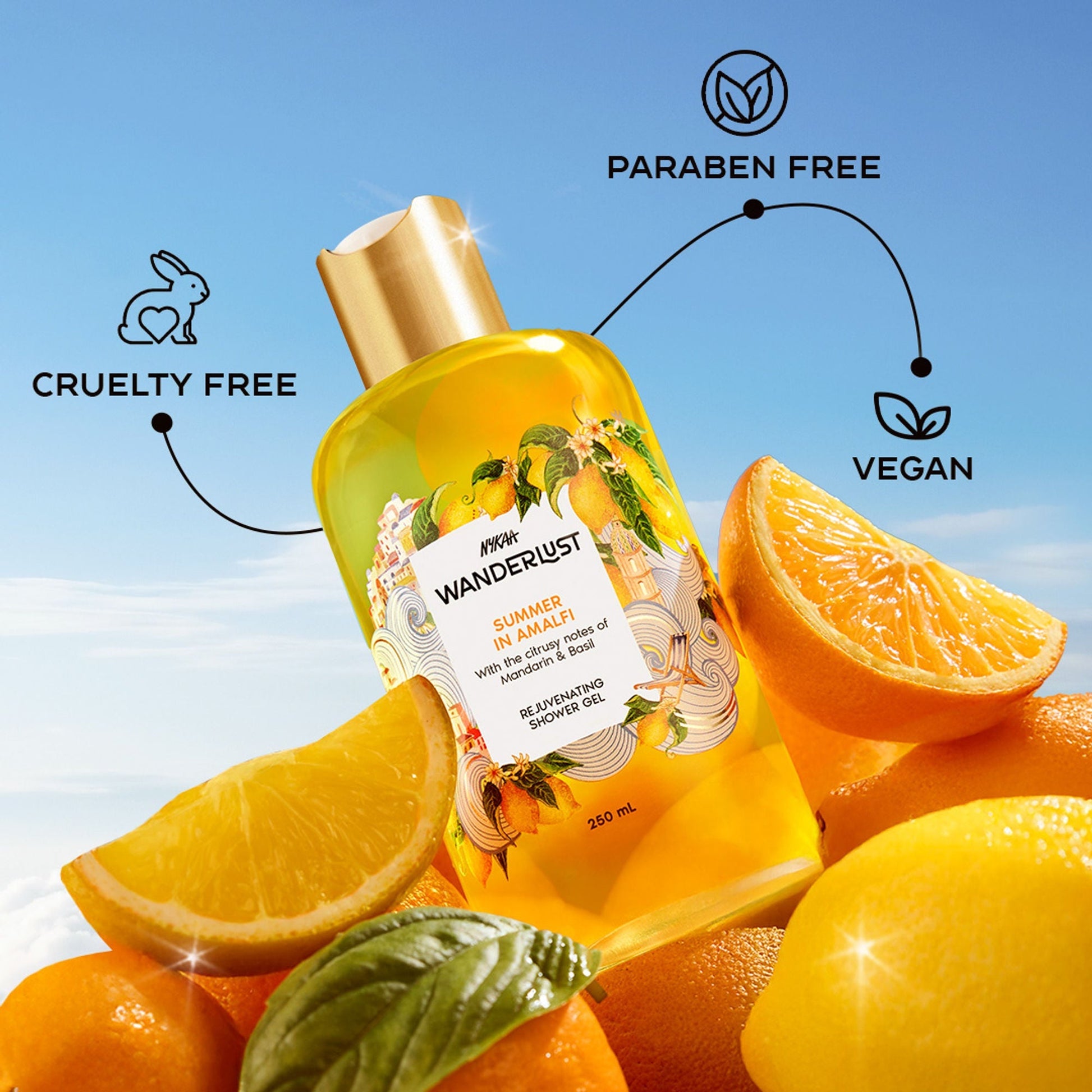 Wanderlust Shower Gels - Summer In Amalfi  Grab2Buy Wanderlust Grab2Buy
