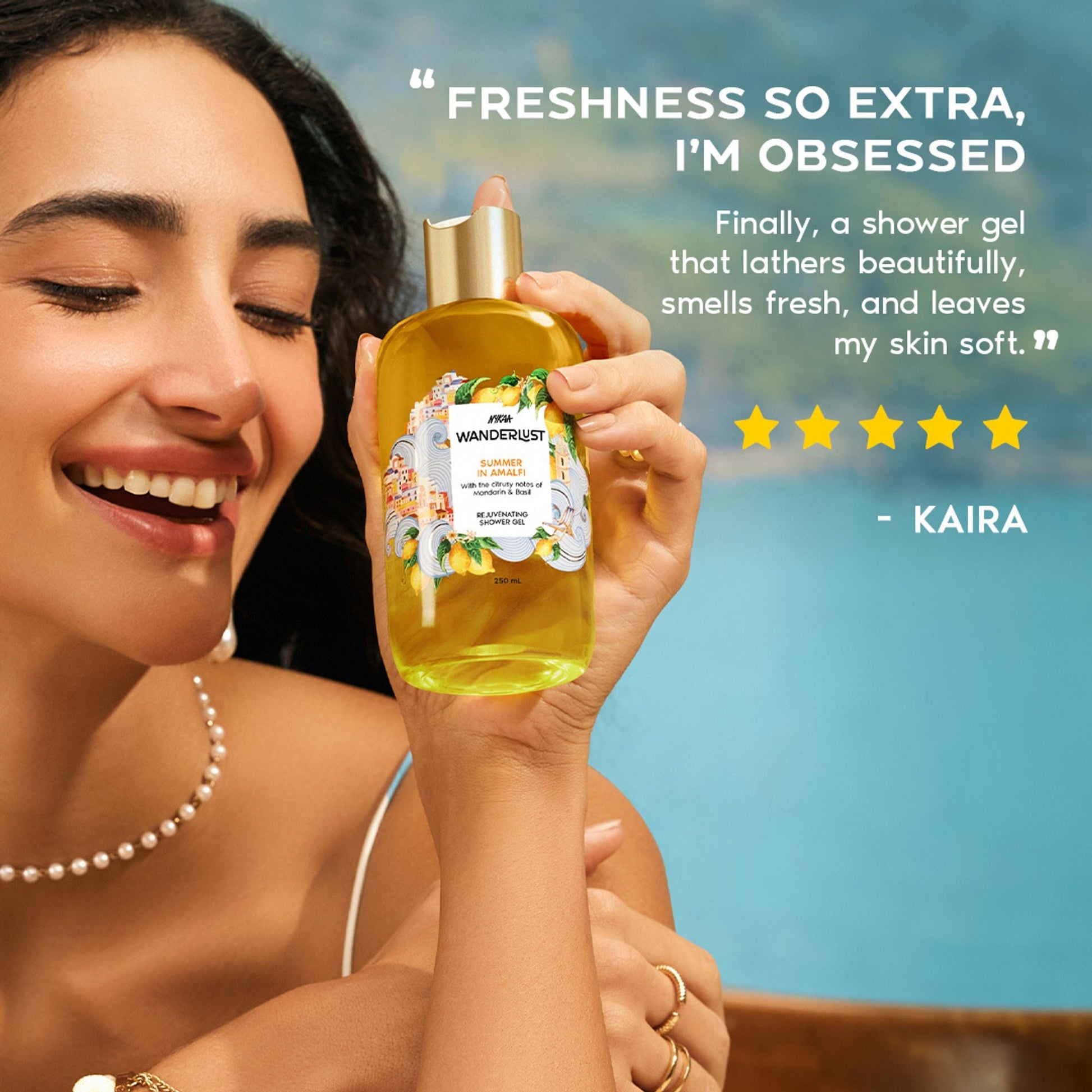 Wanderlust Shower Gels - Summer In Amalfi  Grab2Buy Wanderlust Grab2Buy