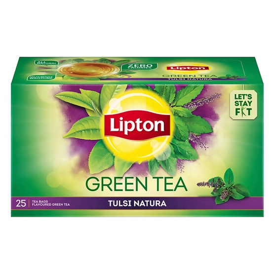 Lipton Tulsi Natura Green Tea Bags - Grab2buy