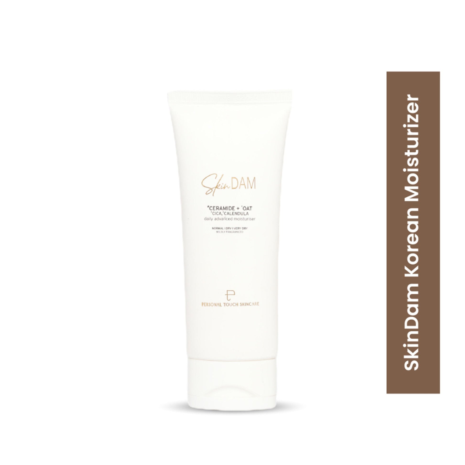 Personal Touch Skincare SkinDam Korean Moisturizer With Ceramide 3, Oat, Calendula & Centella For Dry Skin