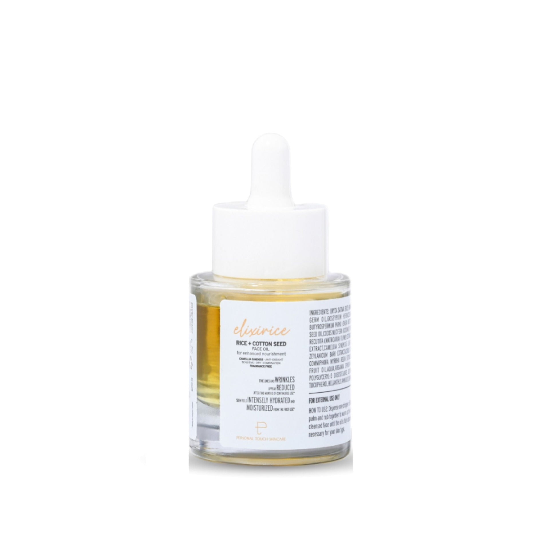 Personal Touch Skincare Skincare Elixirice with US Patent Bio Elixir & Cotton Seed Oil