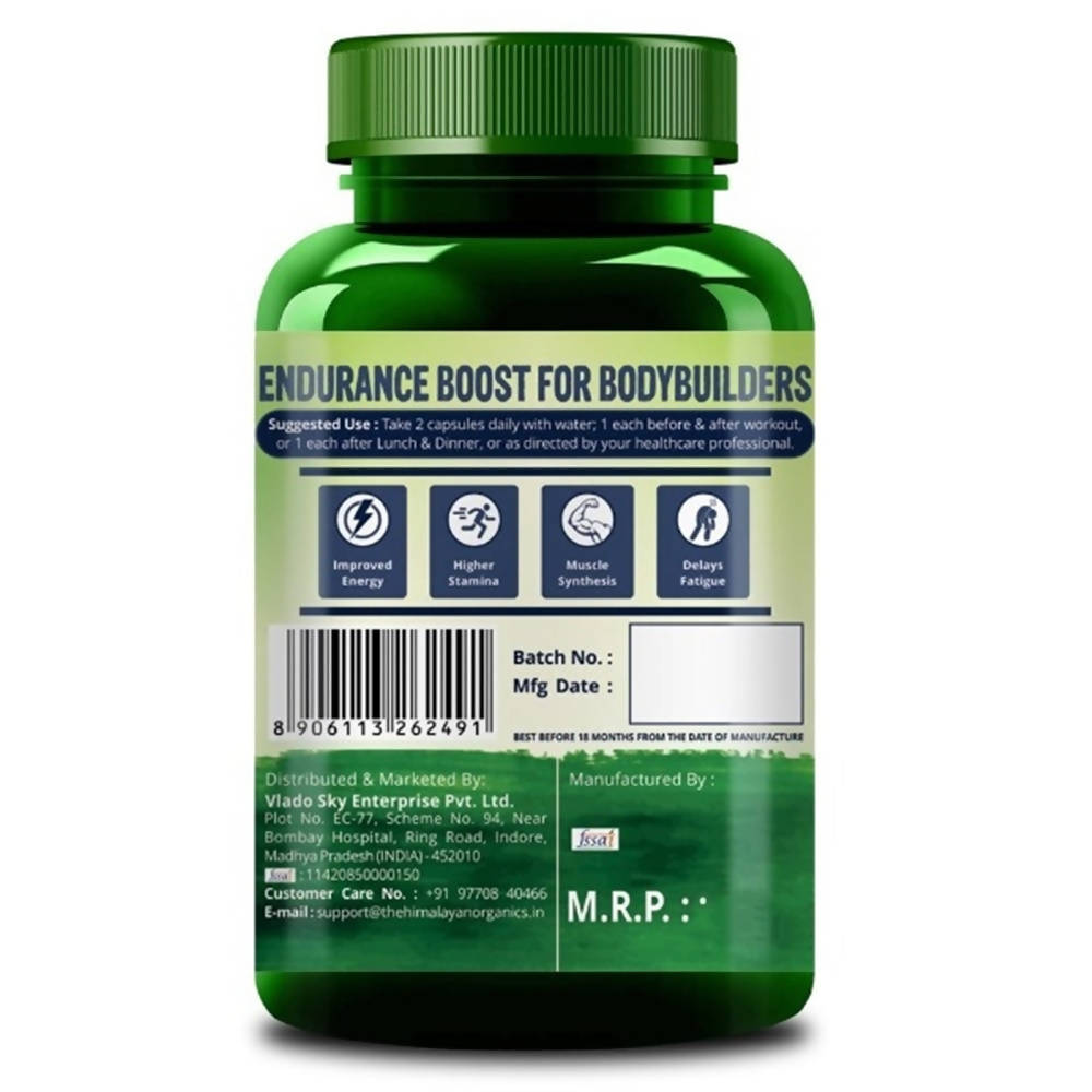 Himalayan Organics Nitric Oxide Supplement 1400 mg Tablets 