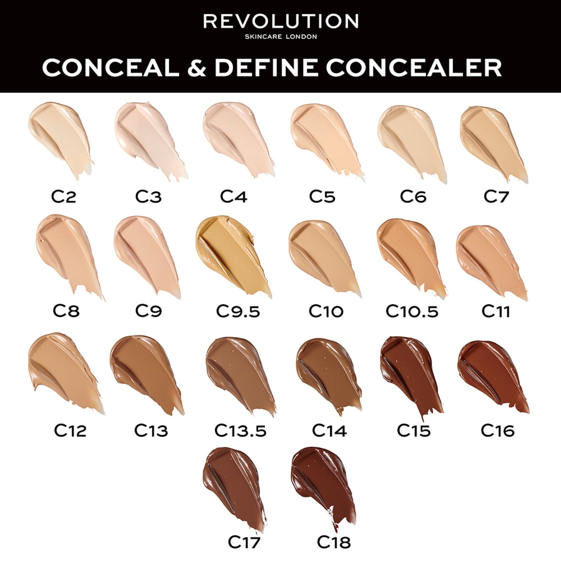 Makeup Revolution Conceal And Define Concealer - C10