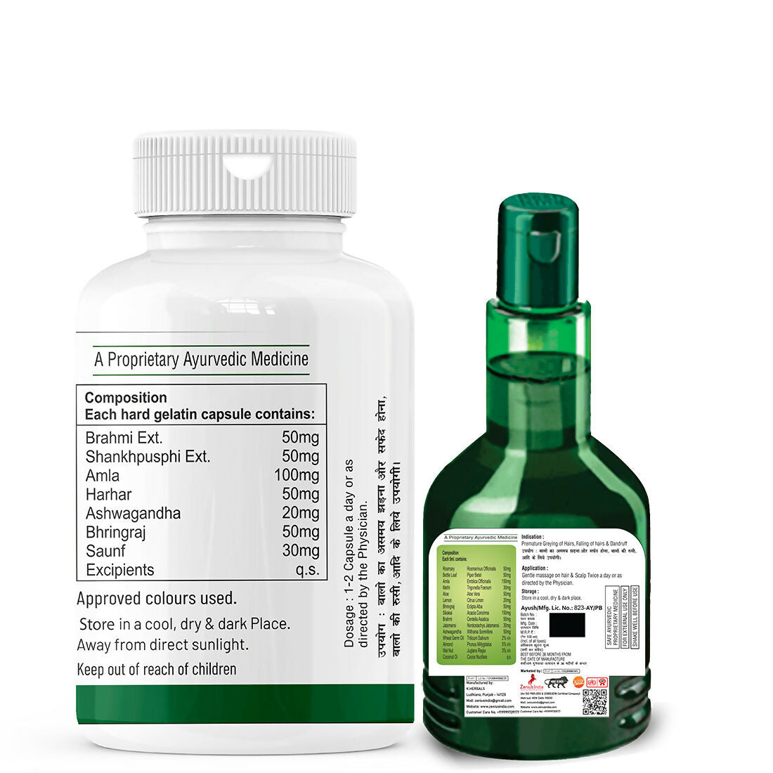 Zenius Hair O Care Kit for Strong Hairs  Grab2Buy Zenius Grab2Buy