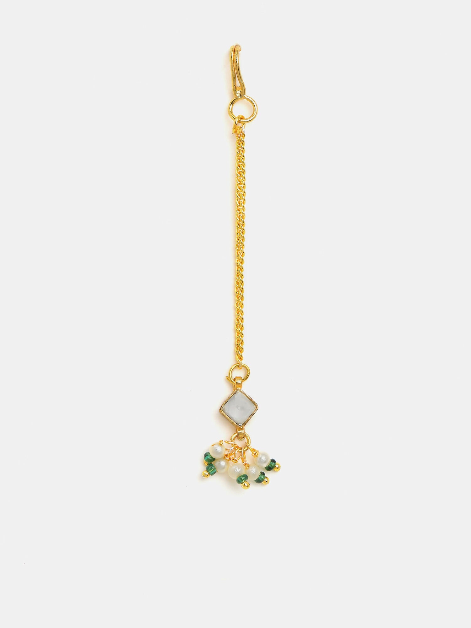 Ruby Raang Jhumka Drop Tikka
