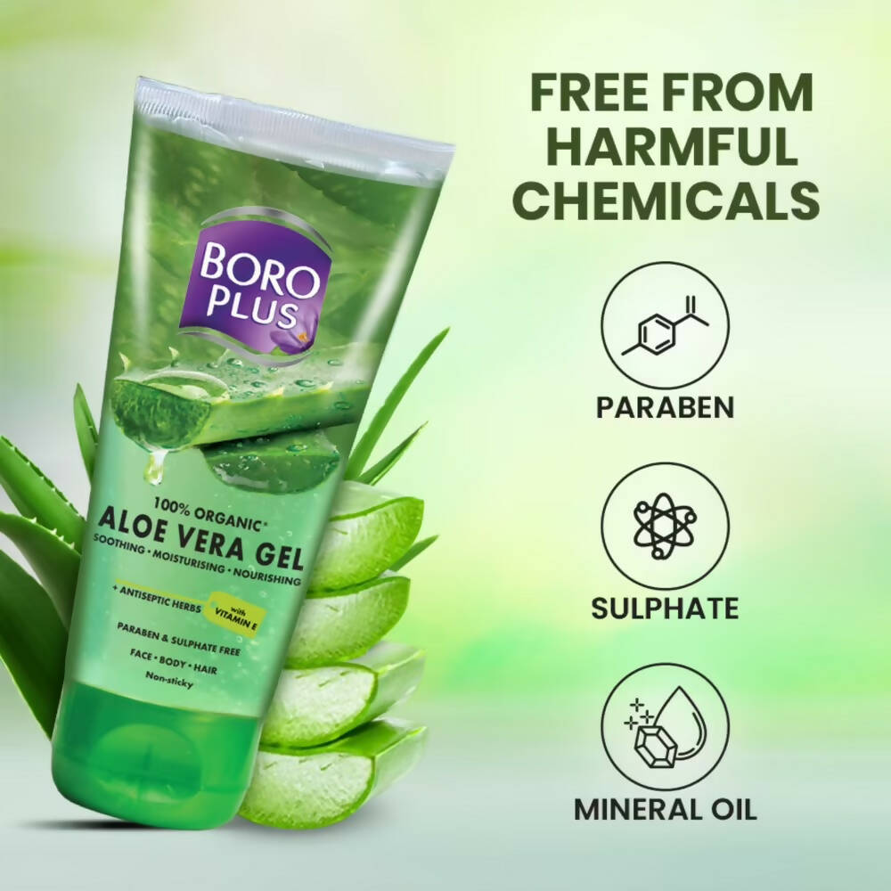 Boroplus 100% Organic Aloe Vera Gel - Grab2buy