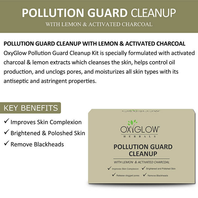 Oxyglow Herbals Pollution Guard Cleanup Kit 