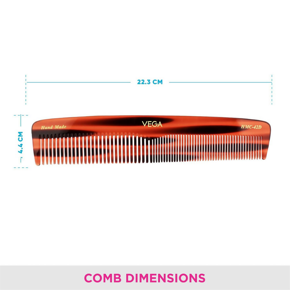 Vega Handcrafted Graduated Dressing Comb - HMC-42D  Grab2Buy Vega Grab2Buy