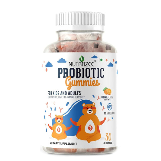 Nutrazee Probiotic Gummies For Kids & Adults 