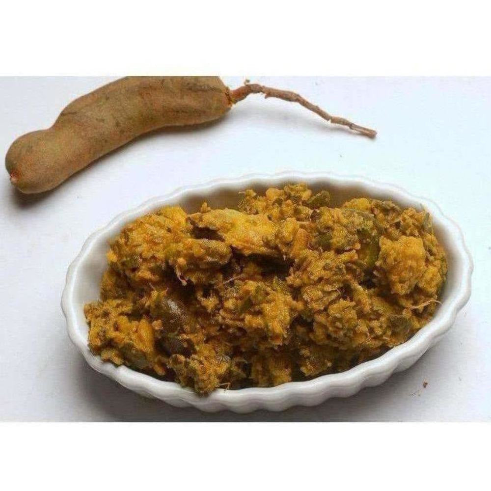 Monkeypod Green Chilli Pickle / Seema Chintakaya Pickle