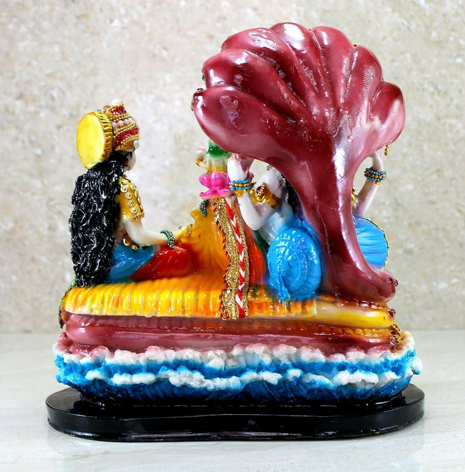Esplanade - Vishnu With Laxmi In Ksheer Sagar Idol - Grab2buy