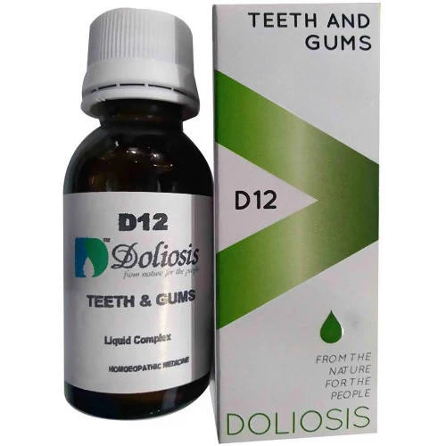 Doliosis Homeopathy D12 Teeth & Gums Drops 