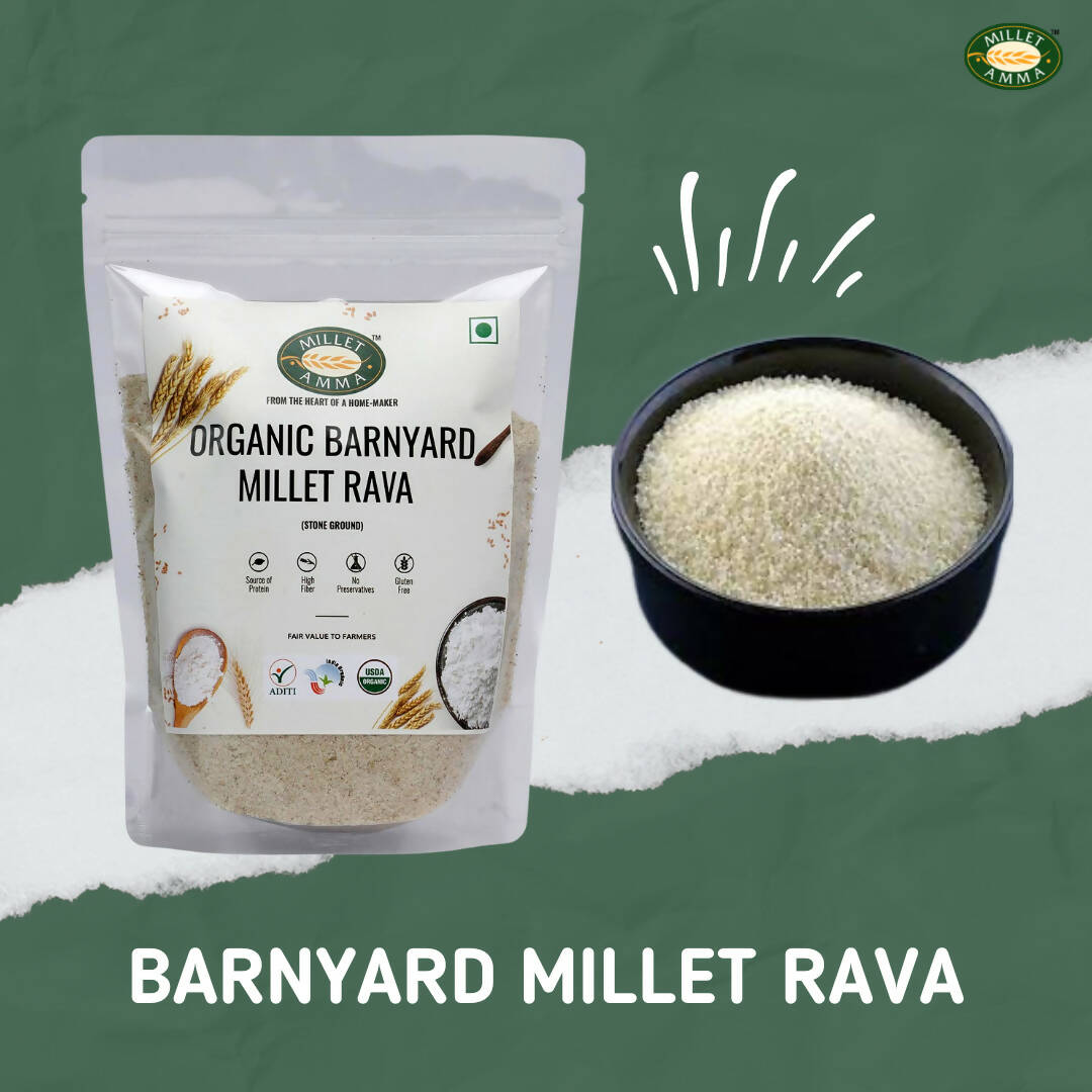 Millet Amma Barnyard Millet Rava (Suji) - Grab2buy