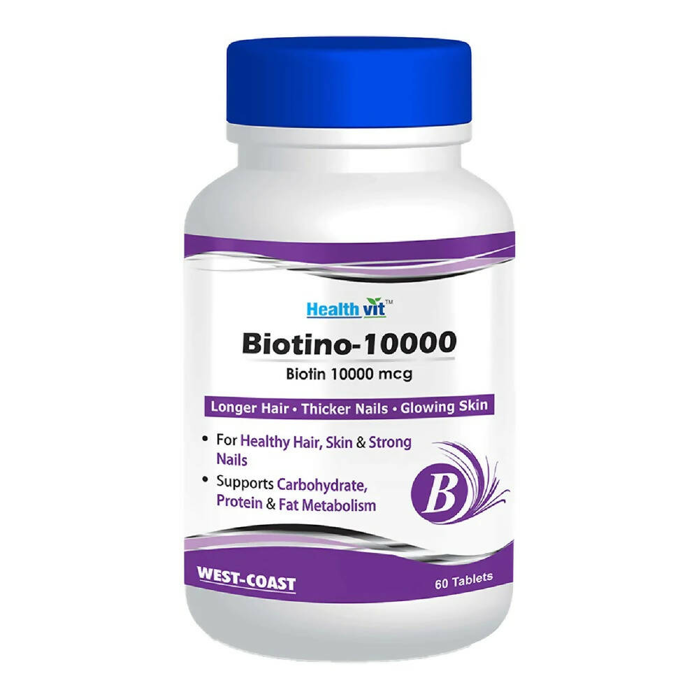 Healthvit Biotino-10000 Tablets - Grab2buy