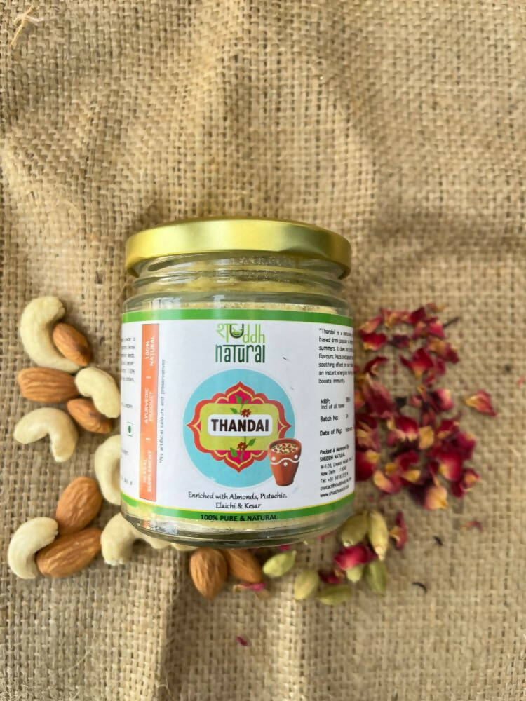 Shuddh Natural Instant Ayurvedic Thandai Powder - Nuts and Seeds Superfoods 