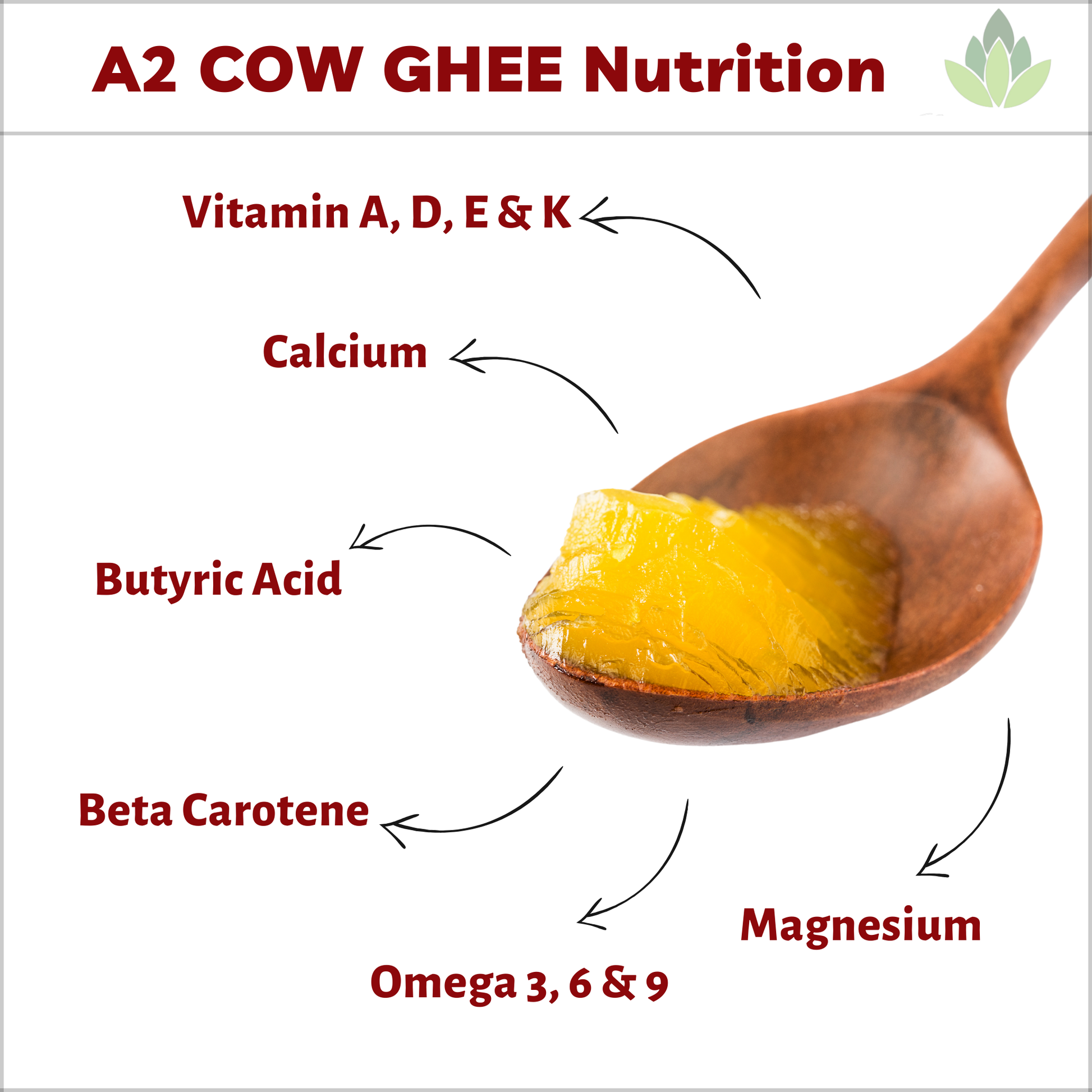 Le Organics A2 Cow Ghee | Cultured Desi Ghee | Homemade & Certified Organic Ghee 