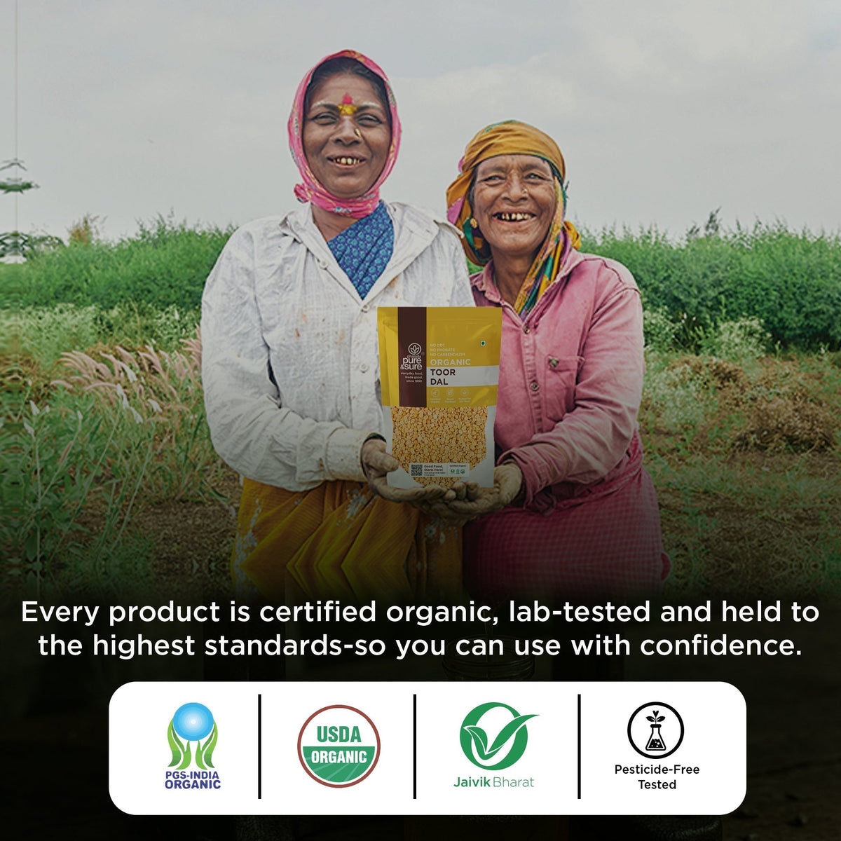 Pure & Sure Organic Toor Dal  Grab2Buy Pure & Sure Grab2Buy