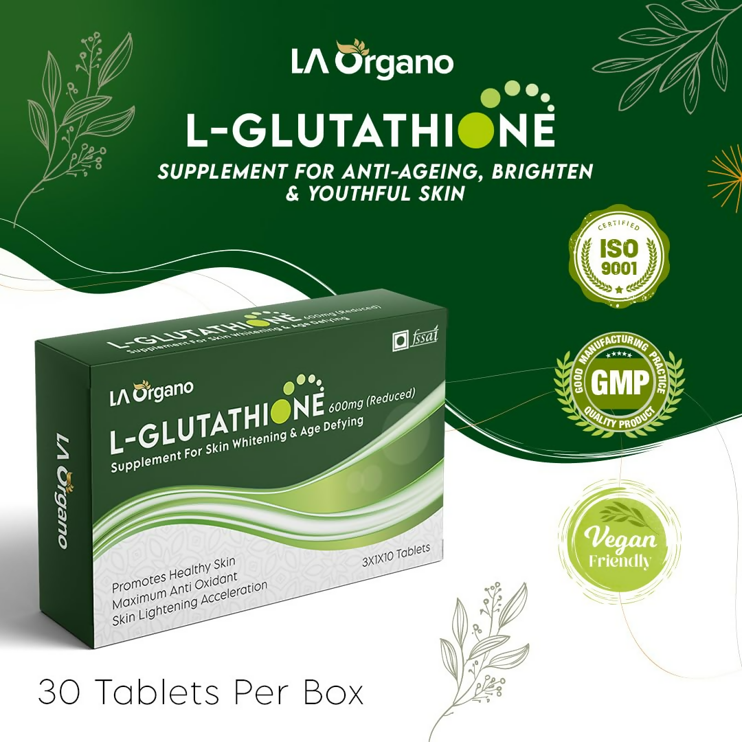LA Organo L Glutathione Tablets 