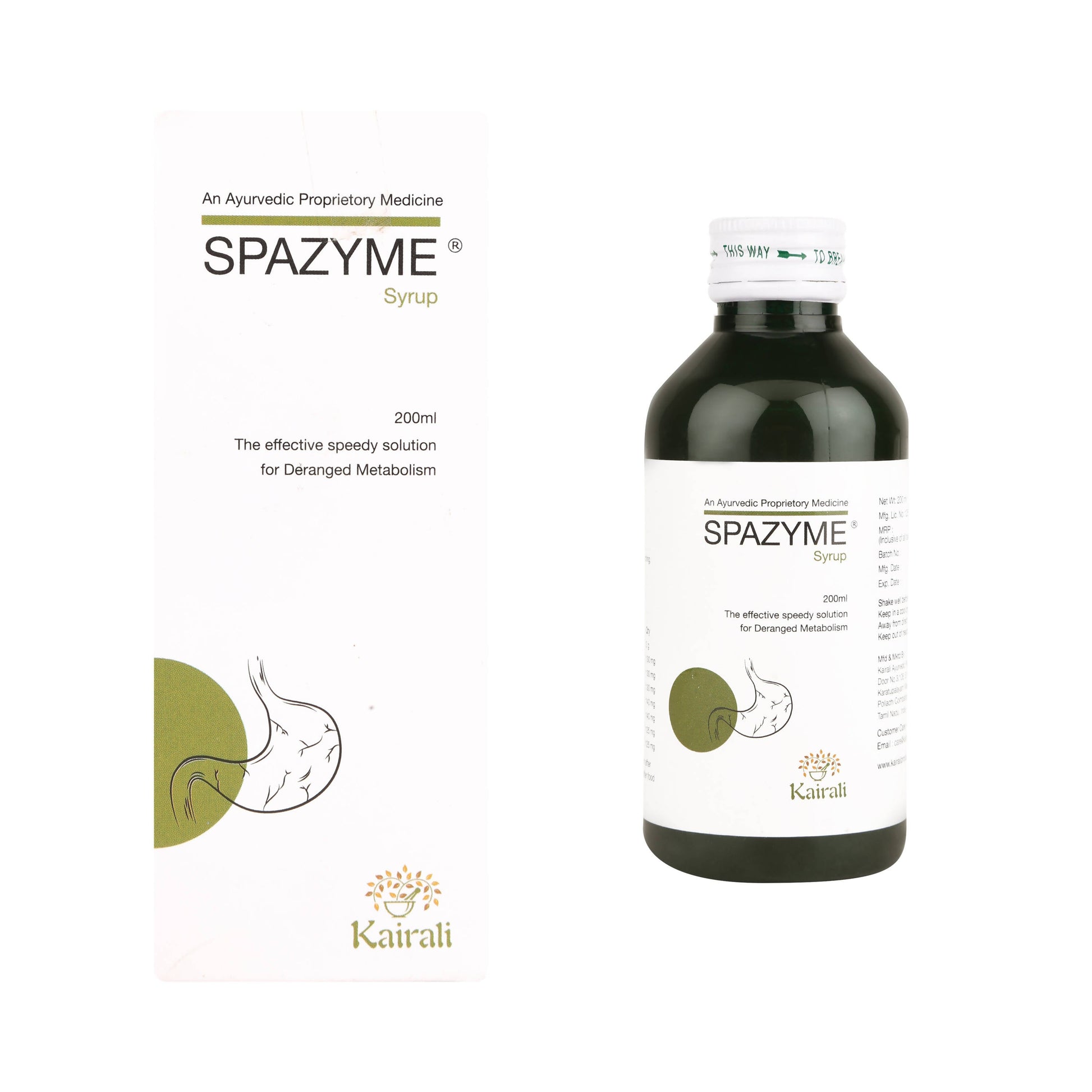 Kairali Ayurvedic Spazyme Syrup 