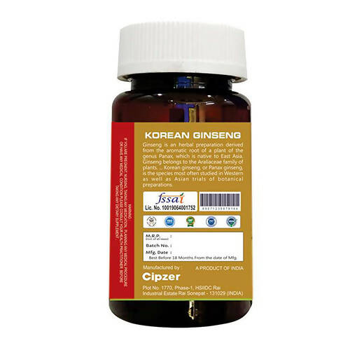 Cipzer Korean Ginseng Capsules - Grab2buy