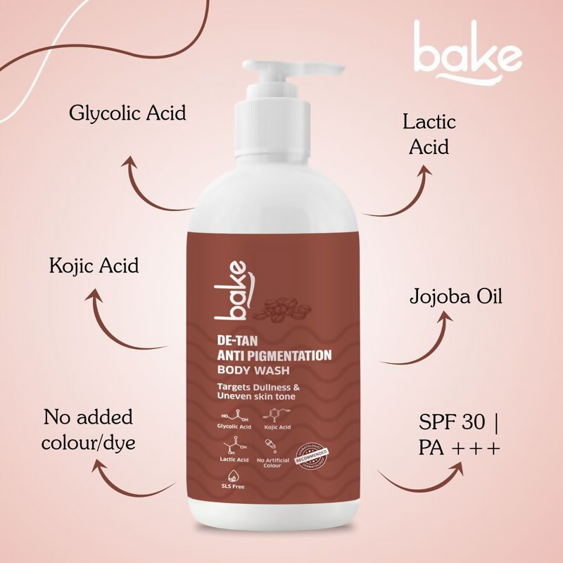 Bake De-Tan Anti Pigmentation Coffee Body Wash  Grab2Buy Bake Grab2Buy