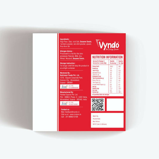 Vyndo Masala Ragi Bhakhri - Grab2buy