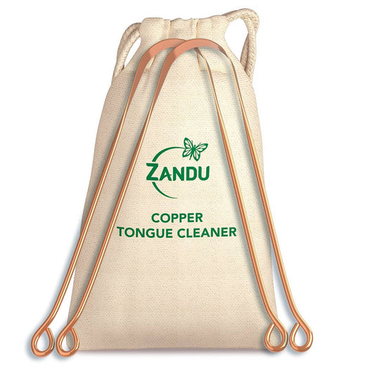 Zandu Copper Tongue Cleaner  Grab2Buy Zandu Grab2Buy