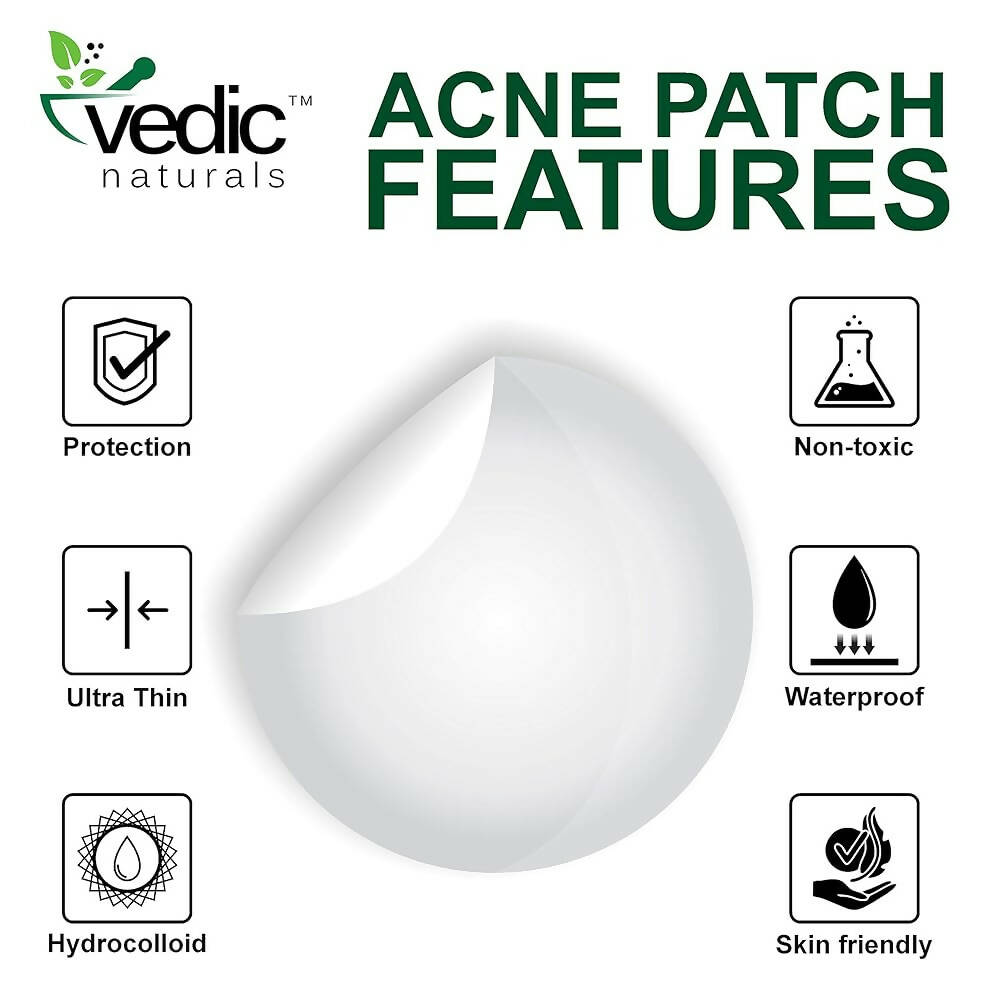 Vedic Naturals Acne Pimple Patches For Face & Skin Treatment  Grab2Buy Vedic Naturals Grab2Buy