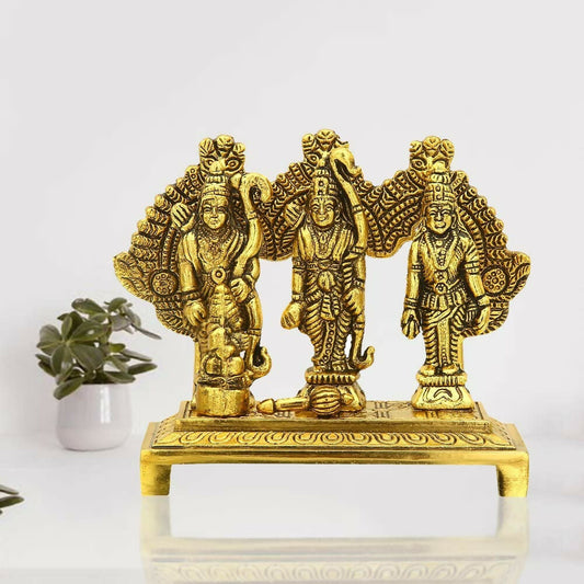 Craftam Metal Shri Ram Darbar With Hanuman Ji - Grab2buy