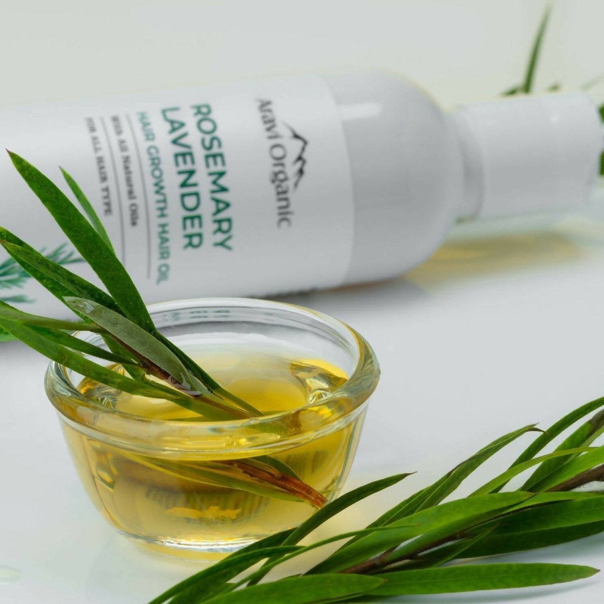 Aravi Organic Rosemary Lavender Hair Growth Hair Oil 