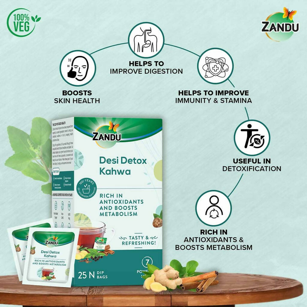 Zandu Desi Detox Kahwa 
