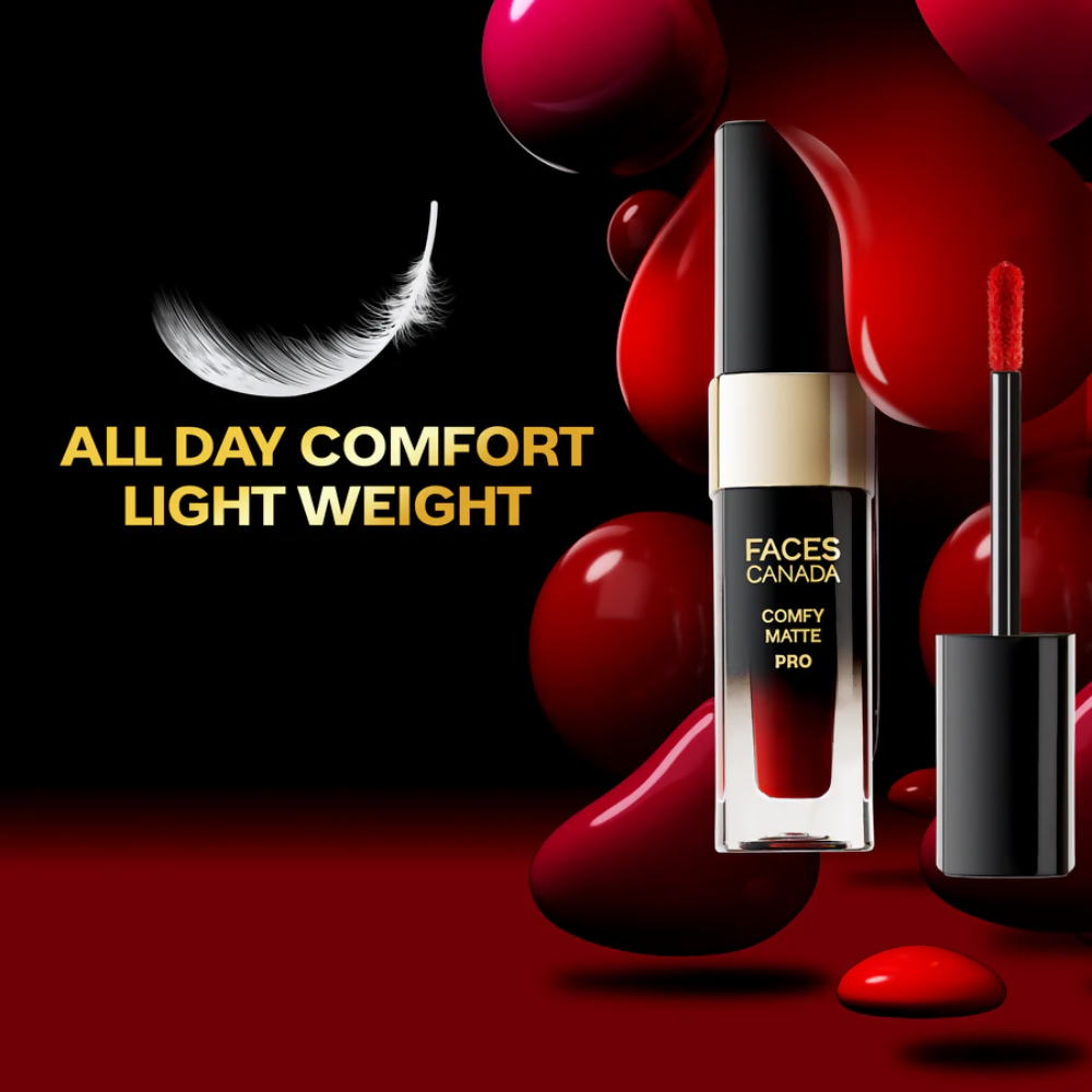 Faces Canada Comfy Matte Pro Liquid Lipstick - Revival Maroon 14