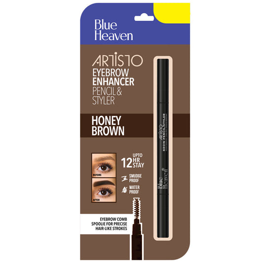 Blue Heaven Artisto Eyebrow Enhancer Pencil & Styler Honey Brown 