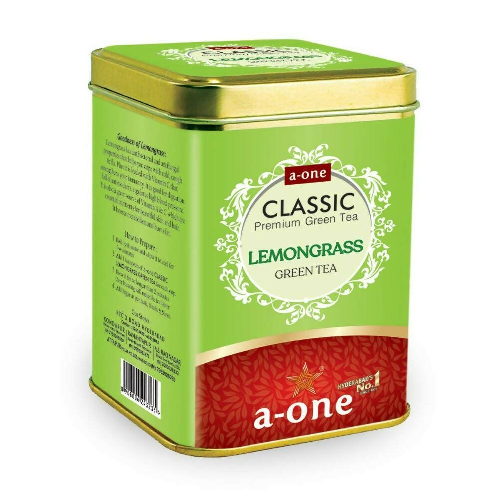 A-One Classic Premium Lemongrass Green Tea - Grab2buy
