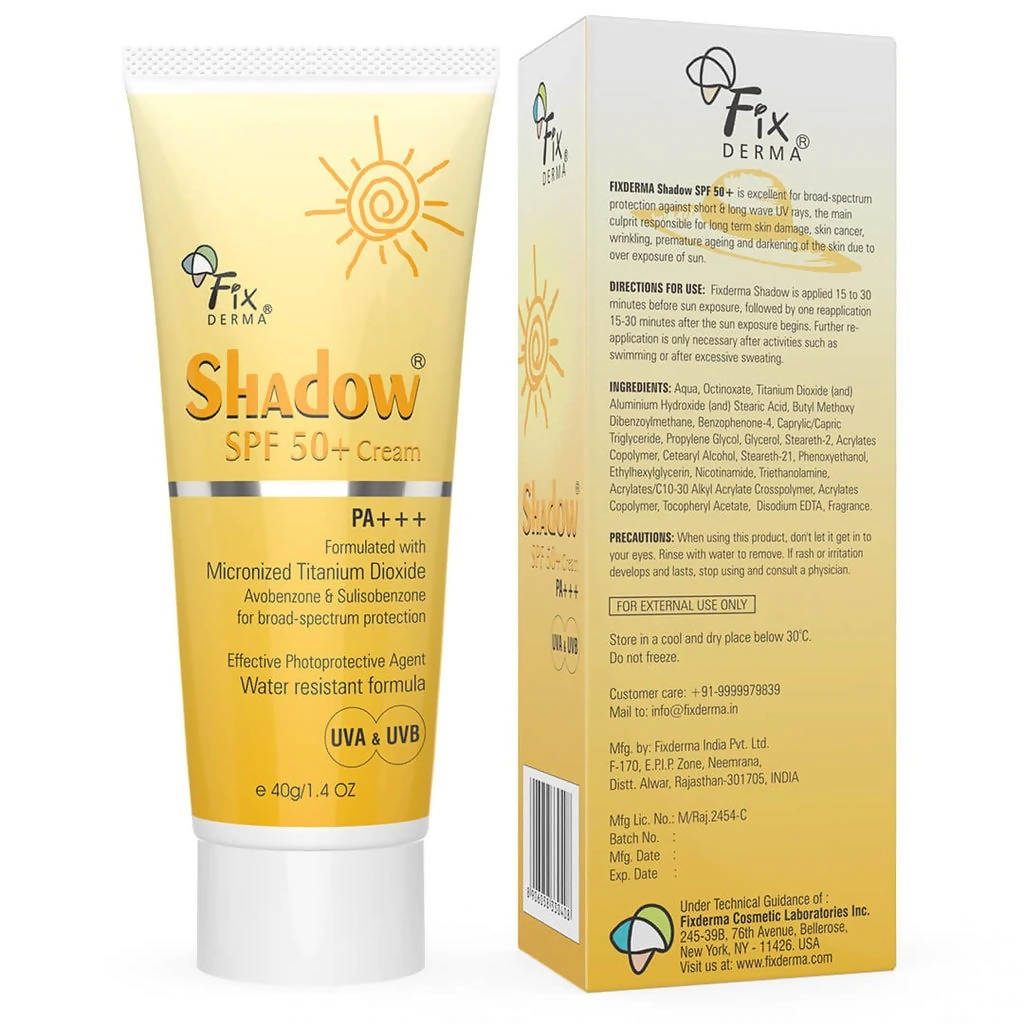 Fixderma Shadow SPF 50+ Cream For Dry Skin 
