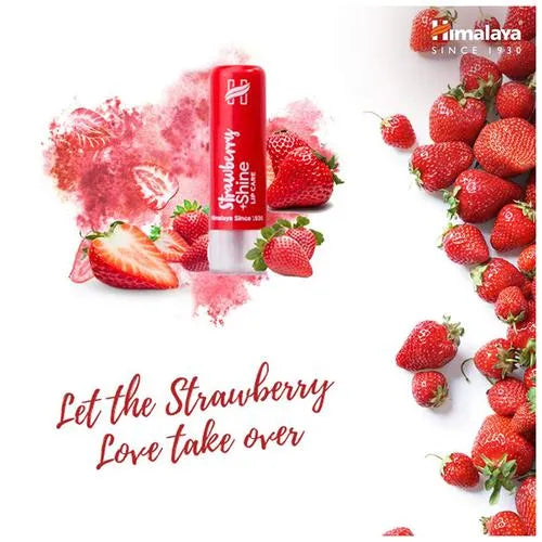 Himalaya Herbals Strawberry Shine Lip Care - Distacart