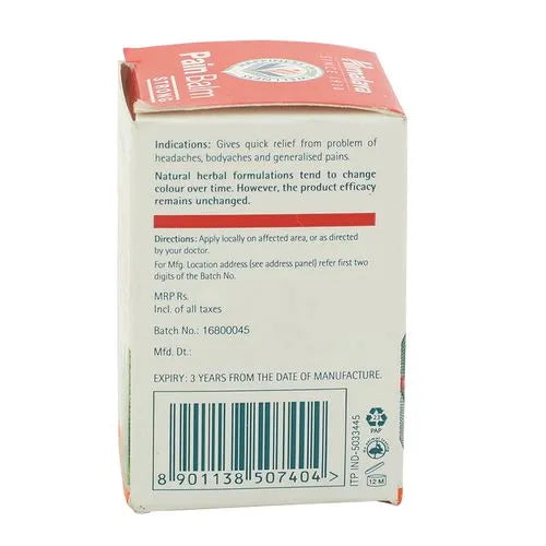 Himalaya Herbals Pain Balm Strong - Distacart
