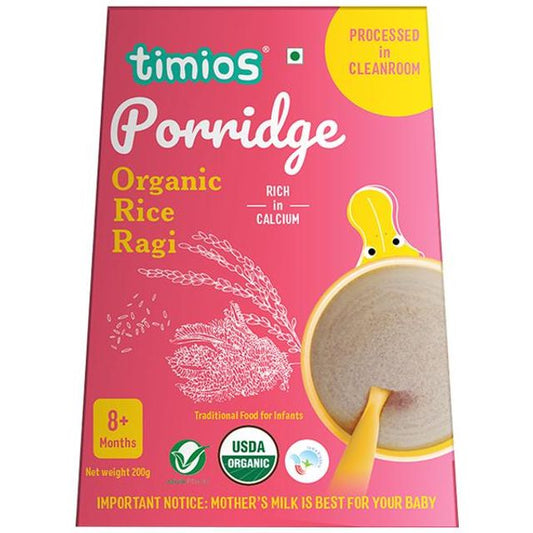 Timios Organic Rice Ragi Porridge  Grab2Buy Timios Grab2Buy