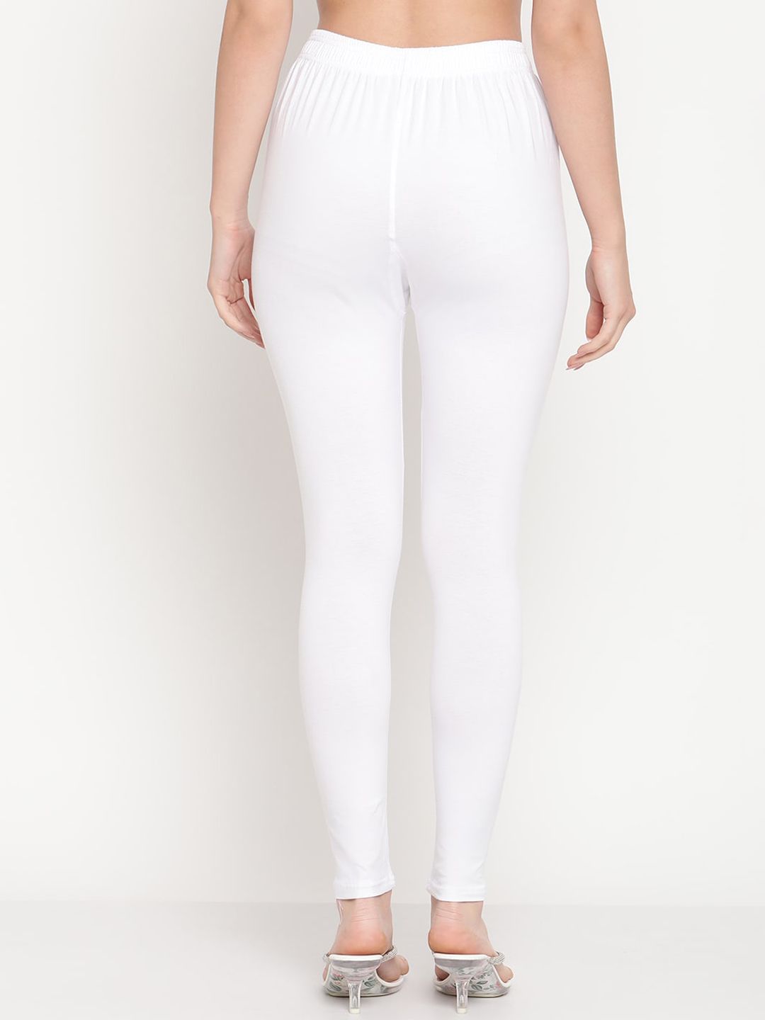 TAG 7 Women Pack Of 2 Solid Ankle-Length Leggings