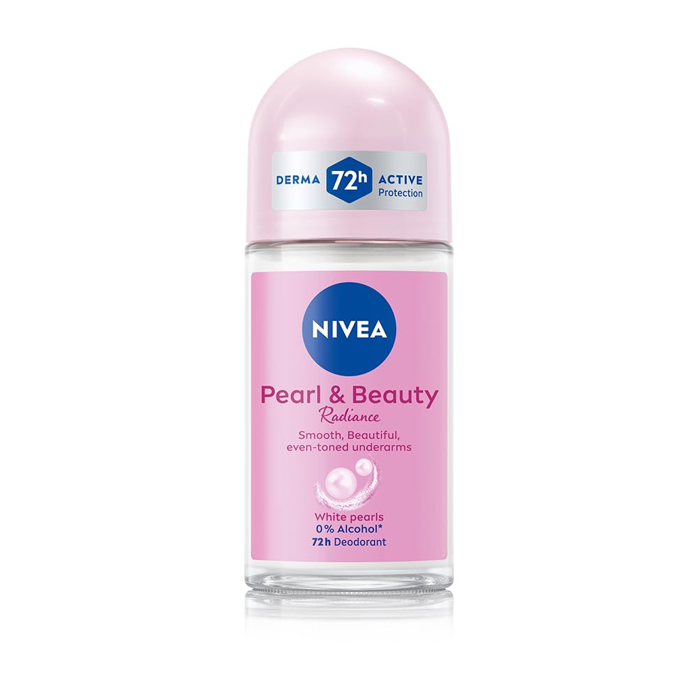 Nivea Deodorant Roll On Pearl & Beauty Radiance For Eventoned Smooth & Beautiful Underarms 