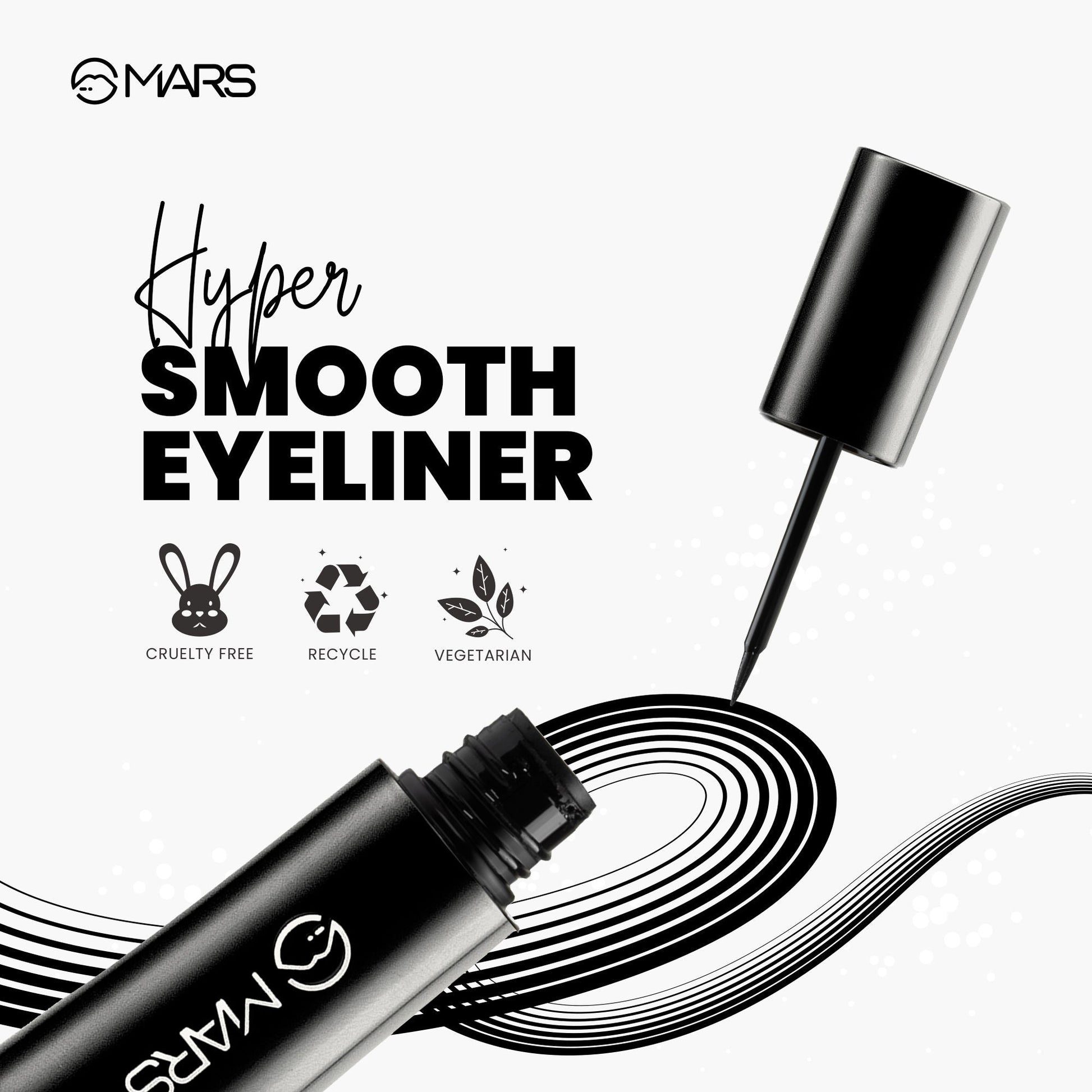 MARS Cosmetics Hyper Smooth Water Resistant Eyeliner 