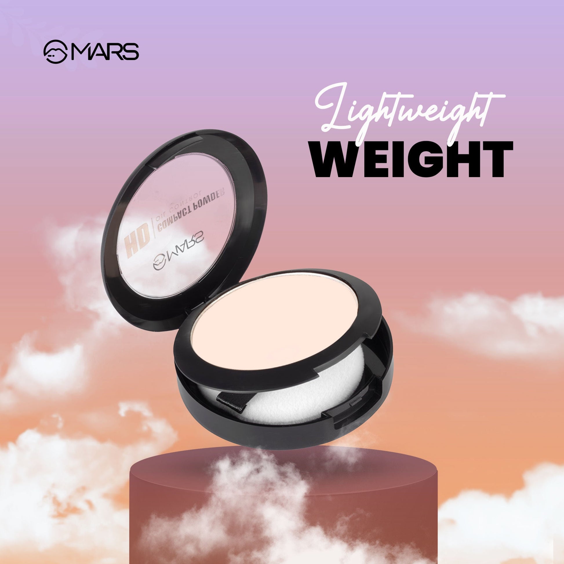 MARS Cosmetics HD Mattifying Compact Powder - 03-Butter Scotch 
