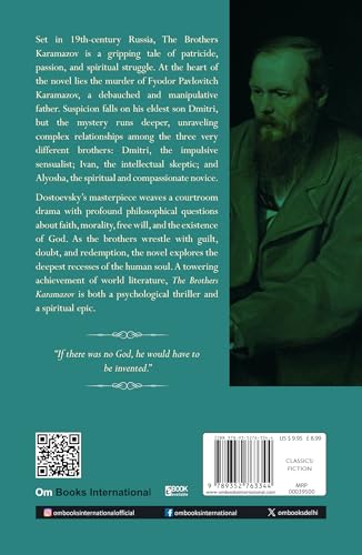 The Brothers Karamazov by Fyodor Dostoevsky | A Timeless Classic of Morality, Family, and Philosophy | The Originals Complete Classic | Love, Crime, and Spiritual Conflict | A Deep Exploration of Faith by Fyodor Dostoevsky  Grab2Buy Generic Grab2Buy