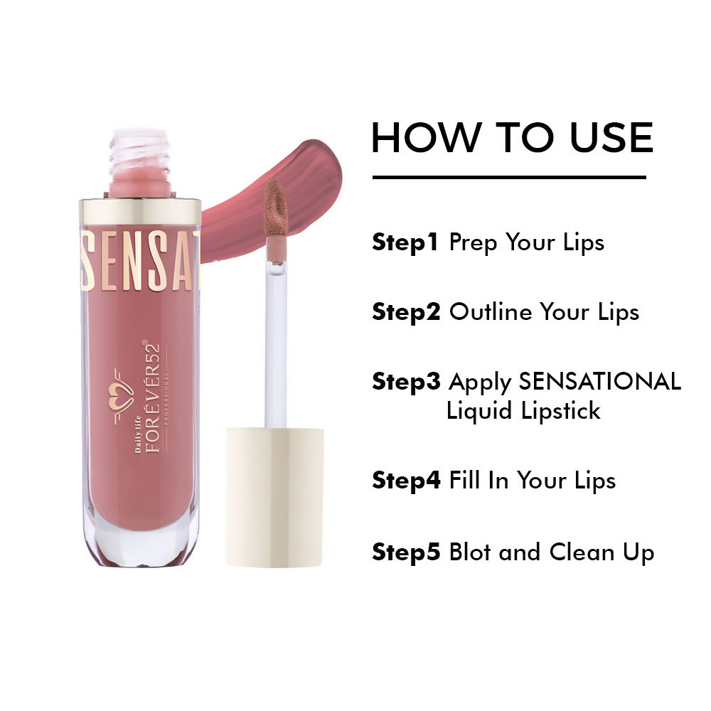 Daily Life Forever52 Sensational Lip Liquid Lipstick - SSL001 | Swadesiicart