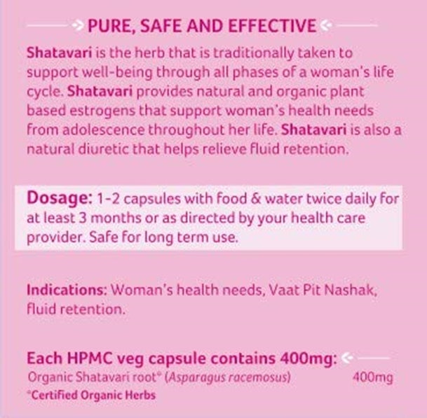 Organic India Shatavari Capsules - Grab2buy