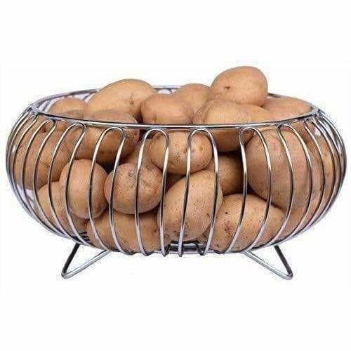 Stainless Steel Vegetable and Fruit Bowl Basket | Grab2Buy