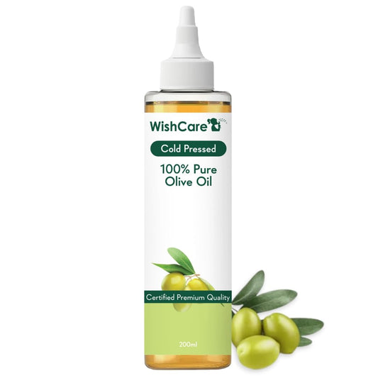 WishCare 100% Pure Premium Cold Pressed Olive Oil  Grab2Buy Wishcare Grab2Buy