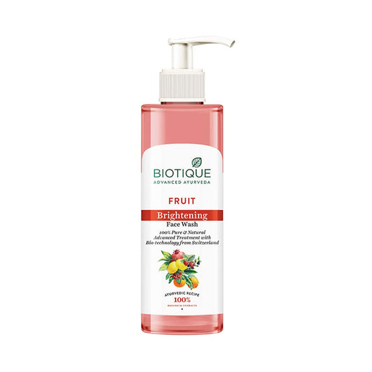 Biotique Advanced Ayurveda Fruit Brightening Face Wash - Grab2buy